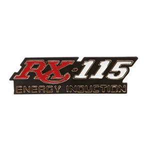 EMBLEMA TAPA LATERAL – RX 115 MV ROJO