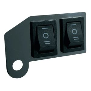 BOTONERA 3 GOLPES 2 PUESTO BASE INOX