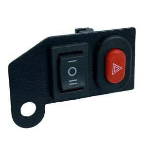 BOTONERA 3 GOLPES Y ESTACIONARIA BASE INOX NEGRO